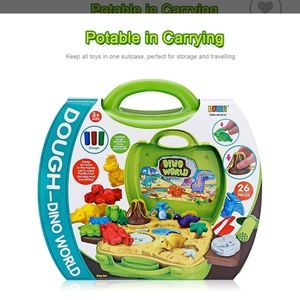 Toyvelt Clay Dinosaur Toys Set for Kids Magic Modeling 26 pieces